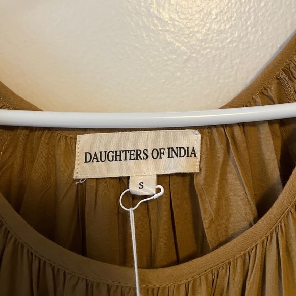 Daughters of India Sahana Maxi Dress Size Small NWT In Desert 100% Cotton - Picture 12 of 15